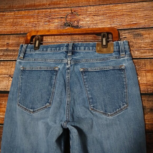 J Crew Jeans Size 28 Slim Broken In Boyfriend Blue Denim Distressed - Picture 5 of 10